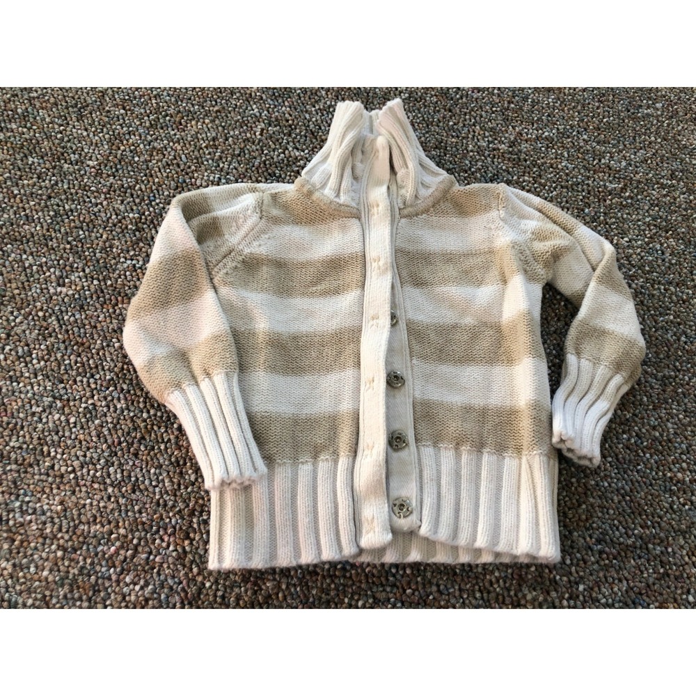 OshKosh Thick Knit Girls Striped Cardigan 2T